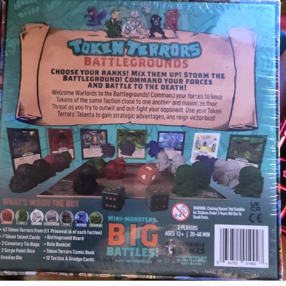 Giga Mech Games Token Terrors Battlegrounds Warlords Command Armies - Picture 2 of 2